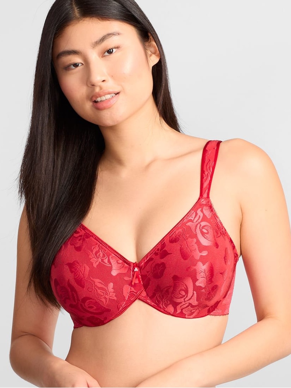 Wacoal Awareness Bra 85567 NWOT Underwire Full Coverage Classic Red Size 40D
